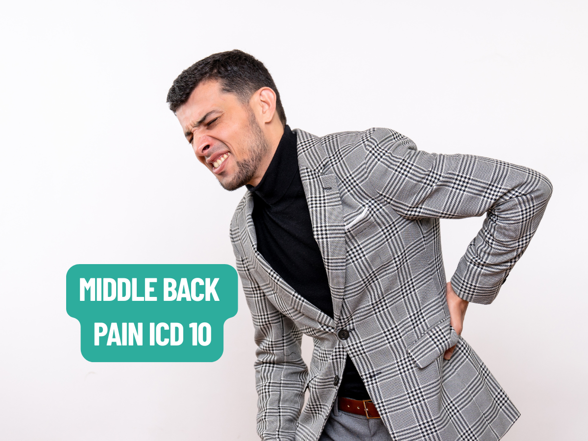 mid back pain icd 10​