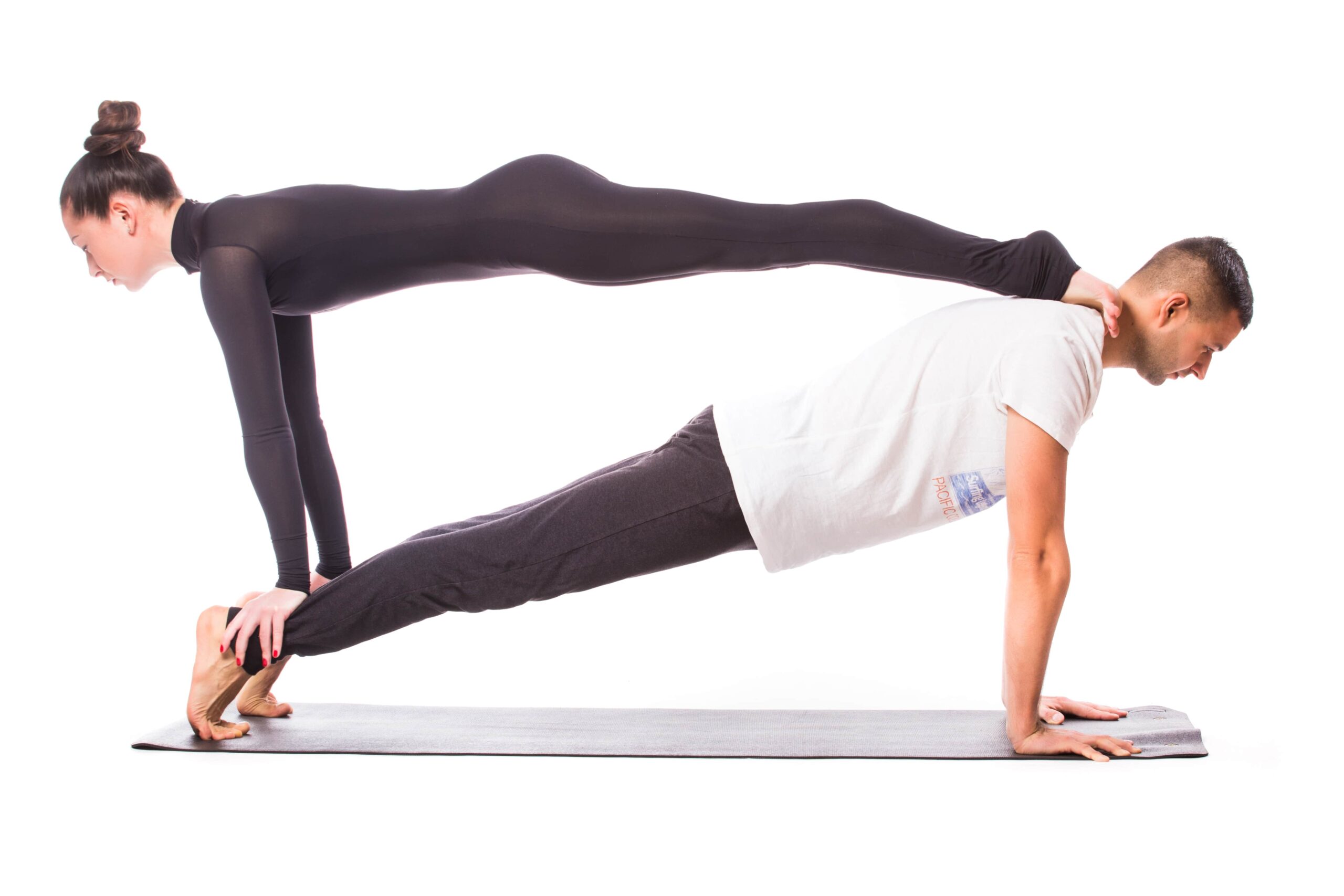 Double plank pose