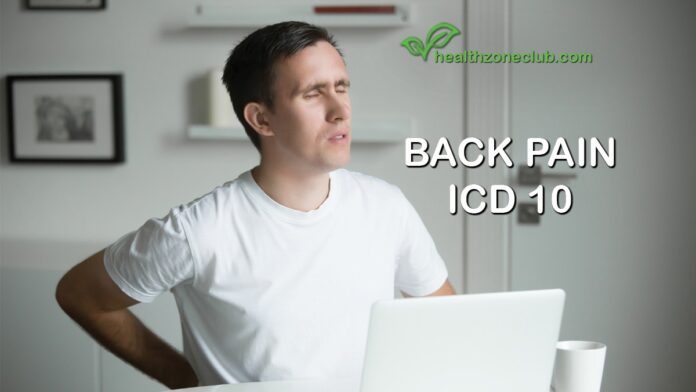 back pain icd 10